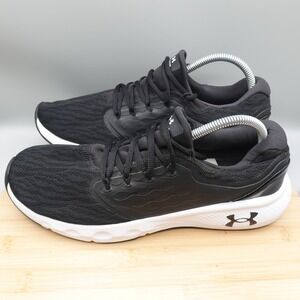 Under Armour UA Shoes Mens 10 Black Charged Vantage Running 3023550‎ 001 Flaw